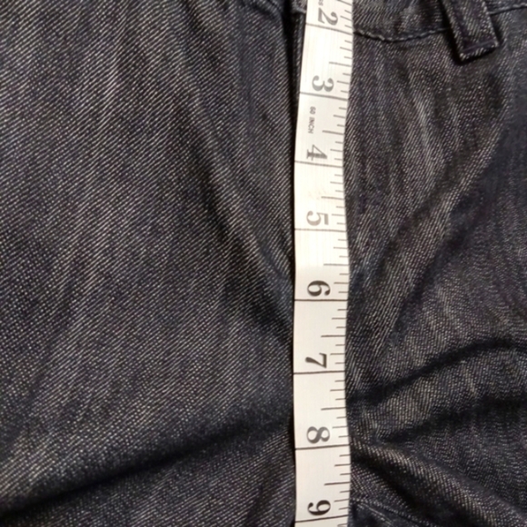 Tex Max Azria Jean 90’s Western Cotton Straight Mid Rise Mid Black W28 Fit 32x32 - Picture 9 of 13